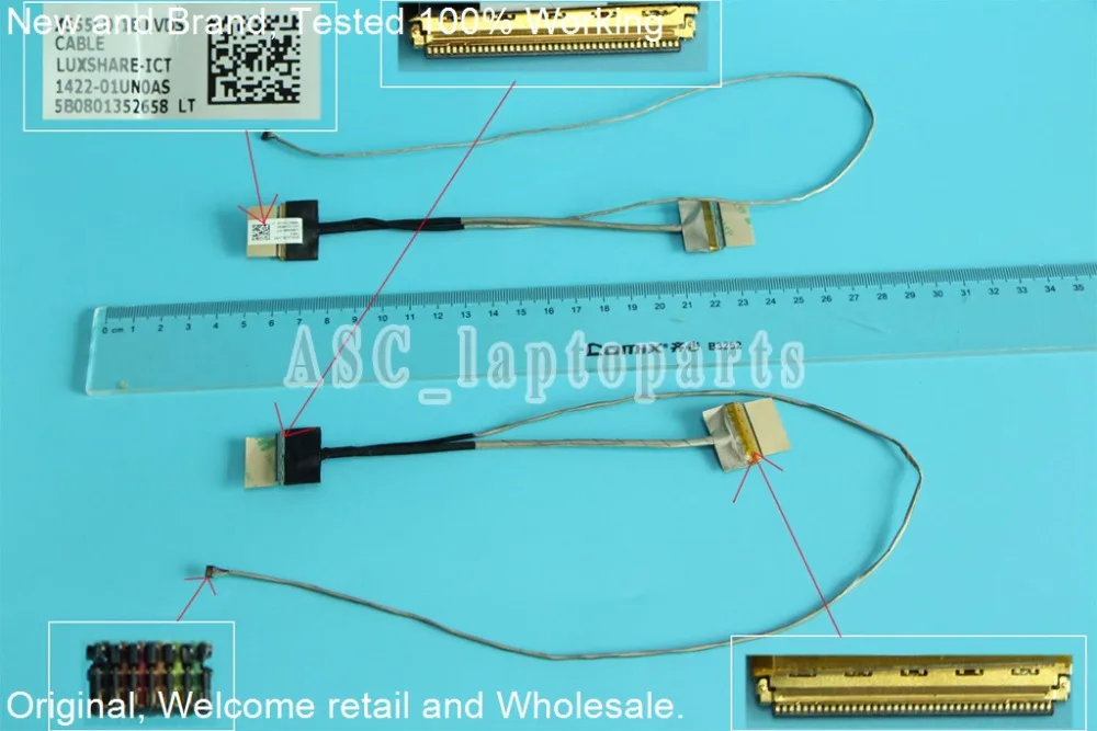 Новый оригинальный ЖК светодиодный видеокабель для ASUS X555LD 1B X555L W509L DX992 кабель