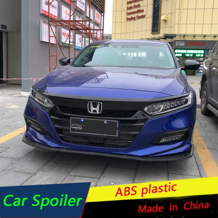 Для Honda Accord защита выхлопного отверстия переднего бампера для- десятый комплект бамперов корпуса Accord задний спойлер с лопатой