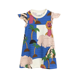Коллекция года, летняя футболка для девочек, детская футболка для мальчиков, одежда для больших детей, детские пляжные футболки для маленьких девочек топы для девочек - Цвет: as picture