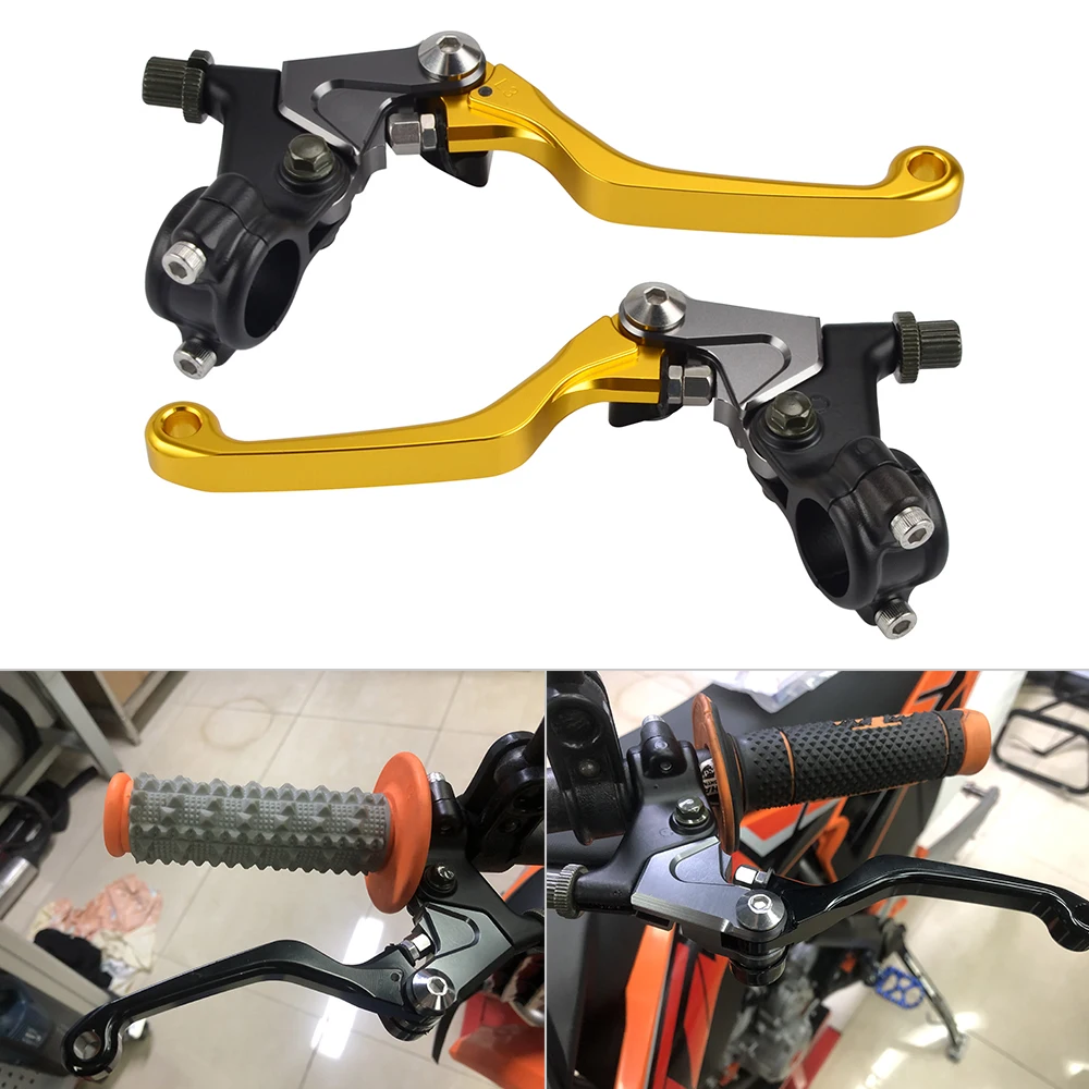 Короткий рычаг сцепления тормоза CNC для Suzuki DR DS PE RM TM TS 50 75 90 100 125 185 200 250 370 400 465
