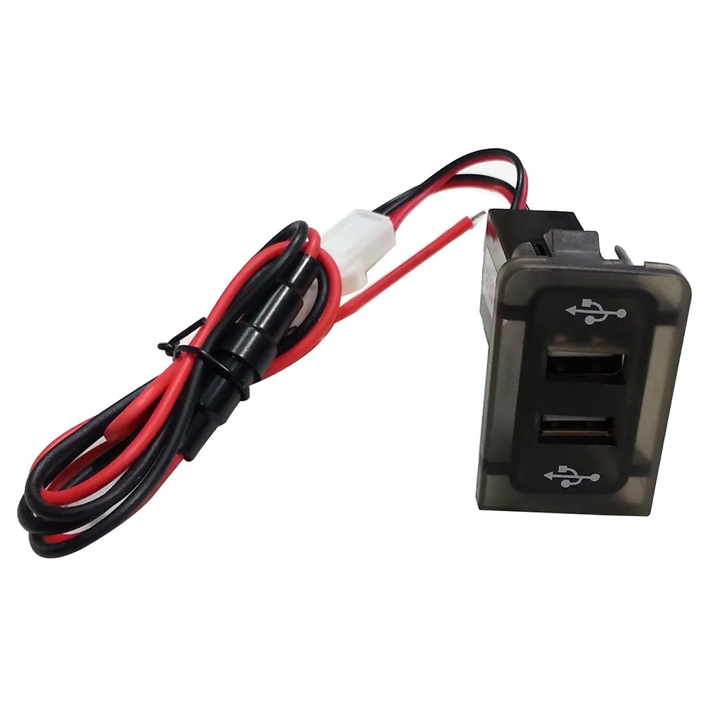 Новый MK4 в приборной панели двойной USB порт зарядное устройство розетка|Кабели