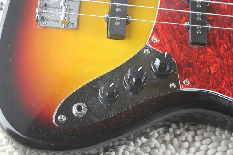 Горячая высокое качество палисандр гриф 4 струны F sunburst Jazz bass F Jazz Электрический бас
