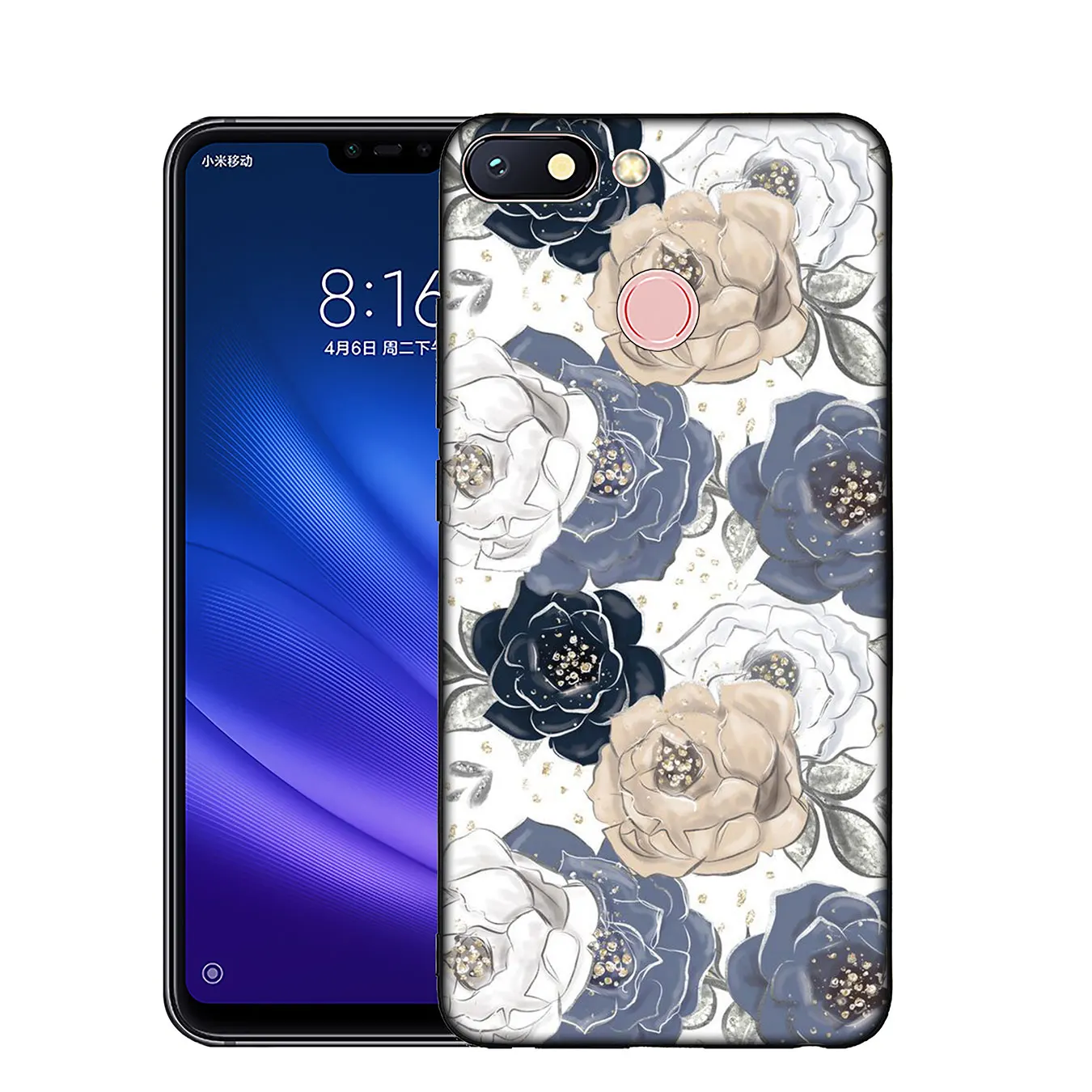 IYICAO красная бабочка на белые розы цветок Мягкий силиконовый чехол для Xiaomi mi 9 8 A2