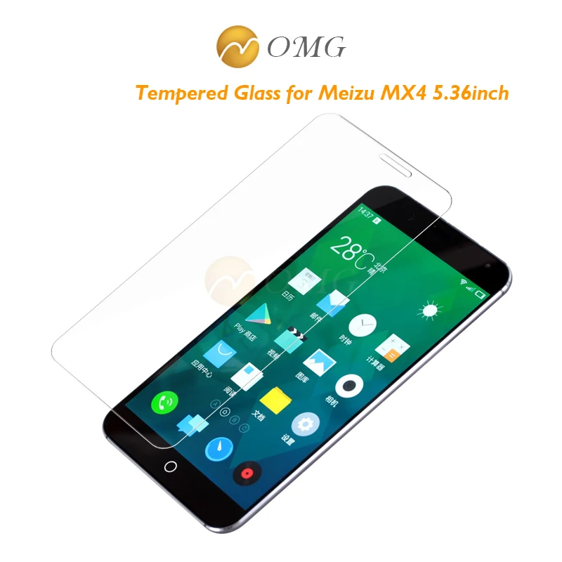 OMG 9H Премиум Закаленное стекло для MEIZU MX4 Pro MX4pro 5 дюймов Защитная пленка экрана |