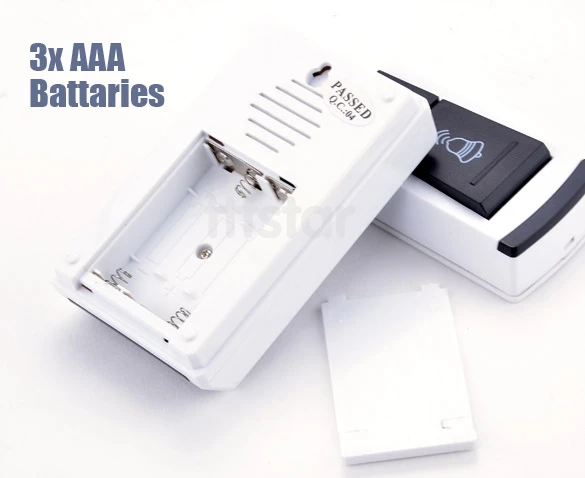 36 Tones Wireless Remote Control Door Bell Waterproof Button Home Security Doorbell Receiver Transmitter b7 SV009702 | Строительство и