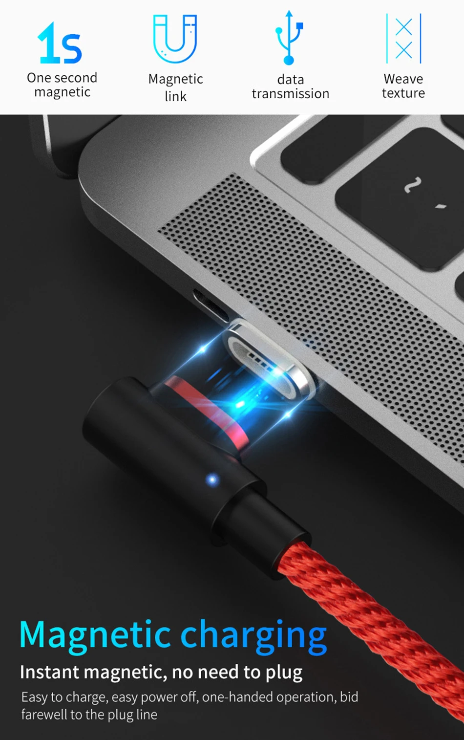 Магнитный кабель 3A Micro usb type-C для iPhone X XS XR 7, быстрая зарядка, USB-C, магнитное зарядное устройство для телефона, кабели для samsung Xiaomi