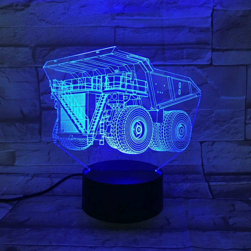 Фото Новинка ночсветильник в бронированном автомобиле VCity 3D лампа светодиодная Новинка ночсветильник в бронированном автомобиле VCity 3D лампа светодиодная