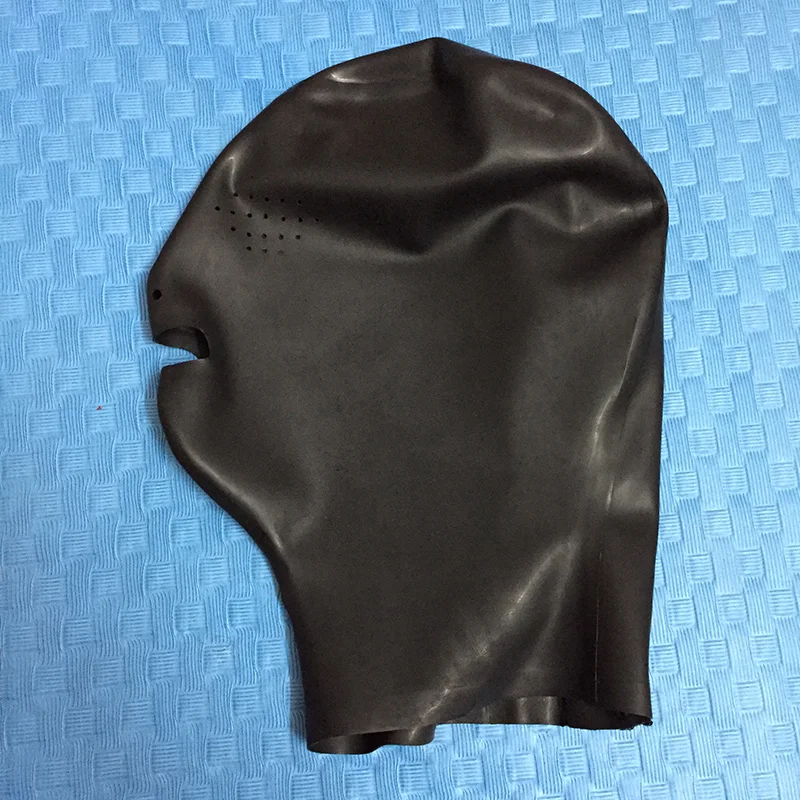 Унисекс латексная маска резиновая Униформа на молнии сзади высокого качества| |