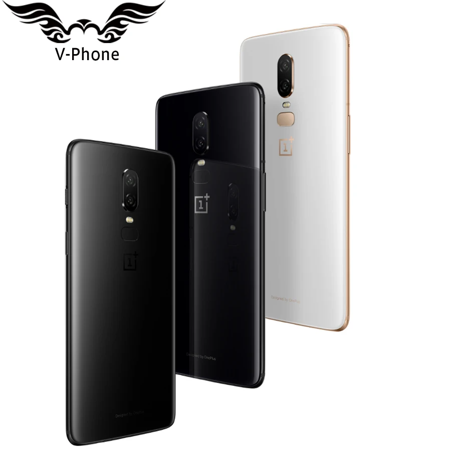 Водонепроницаемый мобильный телефон Oneplus 6 A6000, 4G LTE 6,28 '', 8 ГБ ОЗУ, 128 Гб ПЗУ, Snapdragon 845, Android 8,1, NFC Смартфон