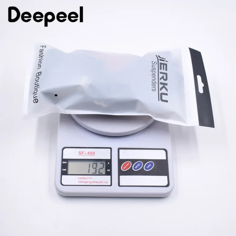 Deepeel 1pc 3.5*125cm Casual Men Suspenders Polyester Jacquard 2 Clips Suit Pants Shirt Stays Accessories Decoration Strap SP013 |