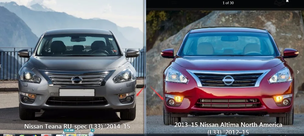 Posbay черная дыра решетка противотуманный светильник решетка крышка для Nissan Altima/Teana L33 Pre-facelift 2012 2013 авто боковые части
