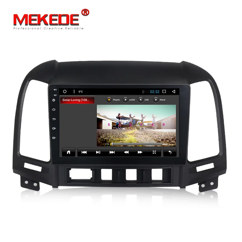 Автомобильный DVD-плеер topway T3 Android 7 1 автомагнитола стерео плеер для hyundai santa Fe 2006-2012