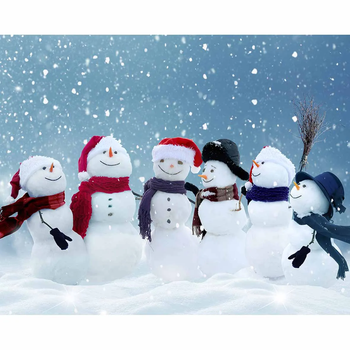 Allenjoy зимний фон снежинки снежные милые детские фоны для фотосъемки