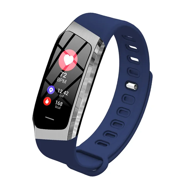 Синий SANDA Fashion Cool Smart Watch IP67 Bluetooth Heart Rate Monitor Blood Pressure Men Watches Women Smartwatch for Android iPhone - Цвет: Синий