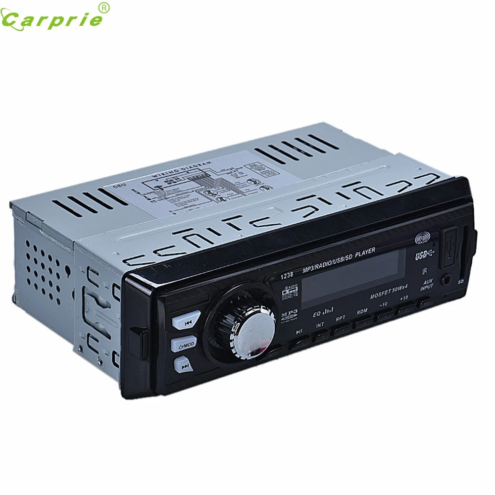 Франшиза автомобильный аудио стерео в тире FM с Mp3 плеером USB SD вход AUX приемник 1238