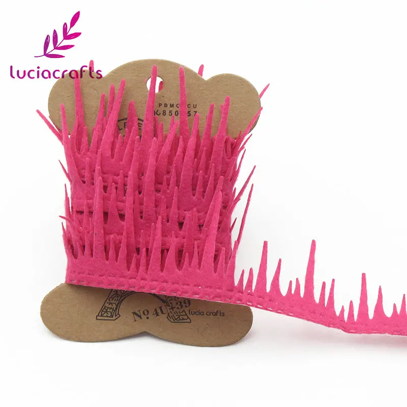 Lucia crafts 2y/lot Трава цветок стиль кружева ленты ручной работы кружевная отделка одежды шитье «сделай сам» материал вечерние аксессуары Q0803
