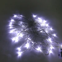 leadleds 50leds5m led strip battery operated white led string christmas new year holiday party wedding decoration indoor lamp