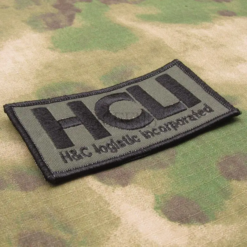 Зеленый Jormungand HCLI H & C логистическая Встроенная вышивка патч B3293|embroidery patch|patches