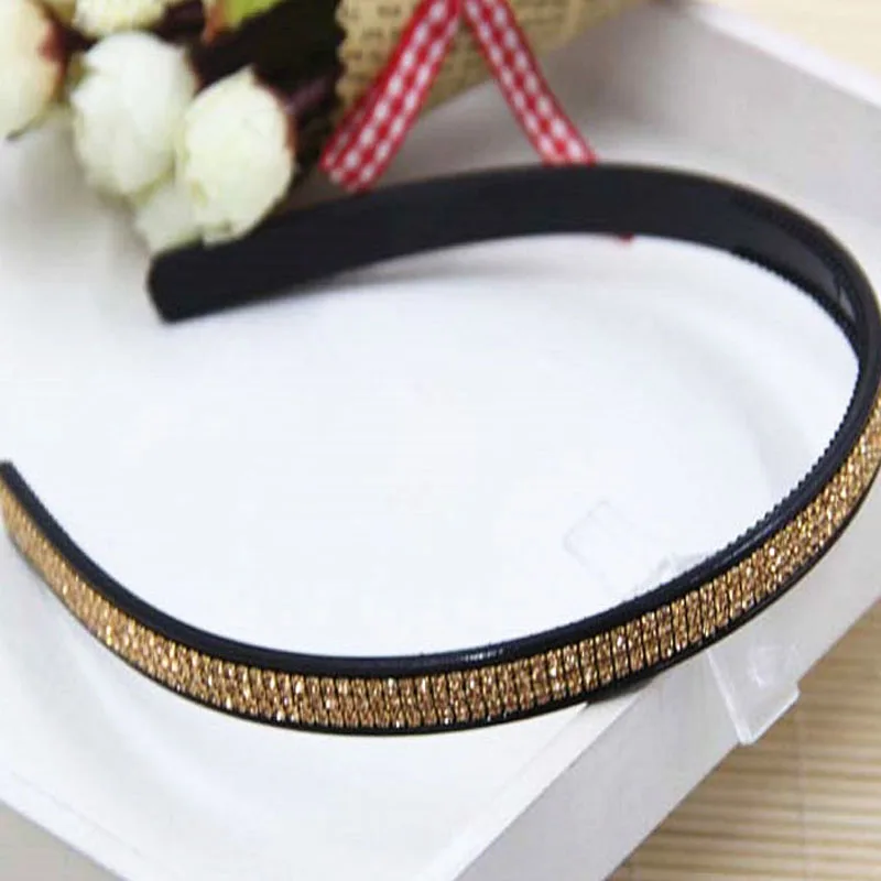 Трехрядные стразы кристаллы зубья обручи для волос женщин и девочек аксессуары