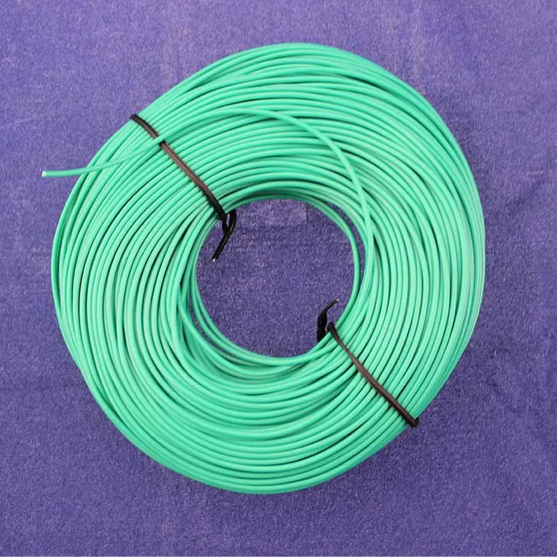 Оптом 1pin 5 метров супер гибкий 22AWG ПВХ изолированный латунный провод электрический кабель, светодиодный кабель, DIY 13 цветов на выбор - Цвет: Зеленый