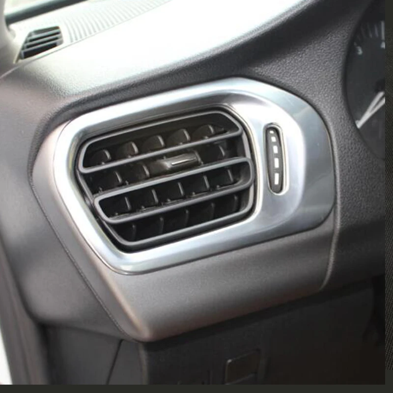 Аксессуары для Citroen Elysee C 2014 2015 2016 из АБС пластика панель вентиляционной решетки