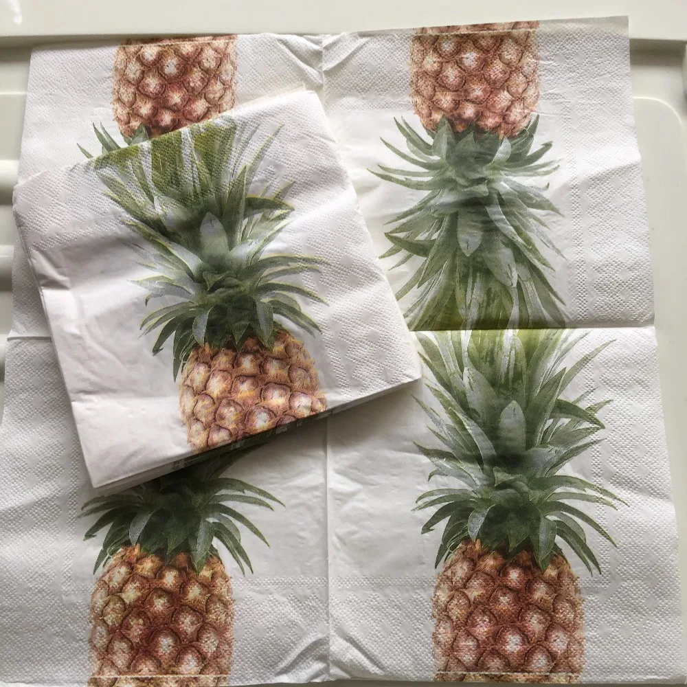 Декупаж Свадебные винтажные салфетки Бумага милый держатель салфеток фруктовый