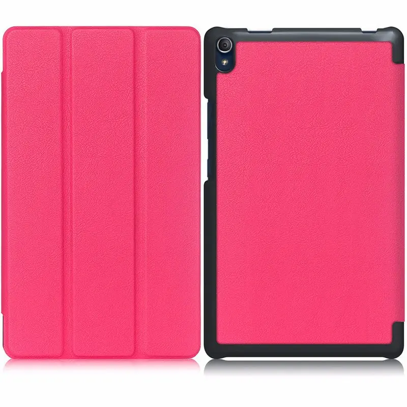 rose Тонкий кожаный чехол-книжка из искусственной кожи чехол для lenovo TAB3 Tab 3 8 Plus 8703 8703x TB-8703F TB3-8703 TB3-8703 защитный планшет чехол+ Защитная пленка на экран+ подставка для ручек - Цвет: rose