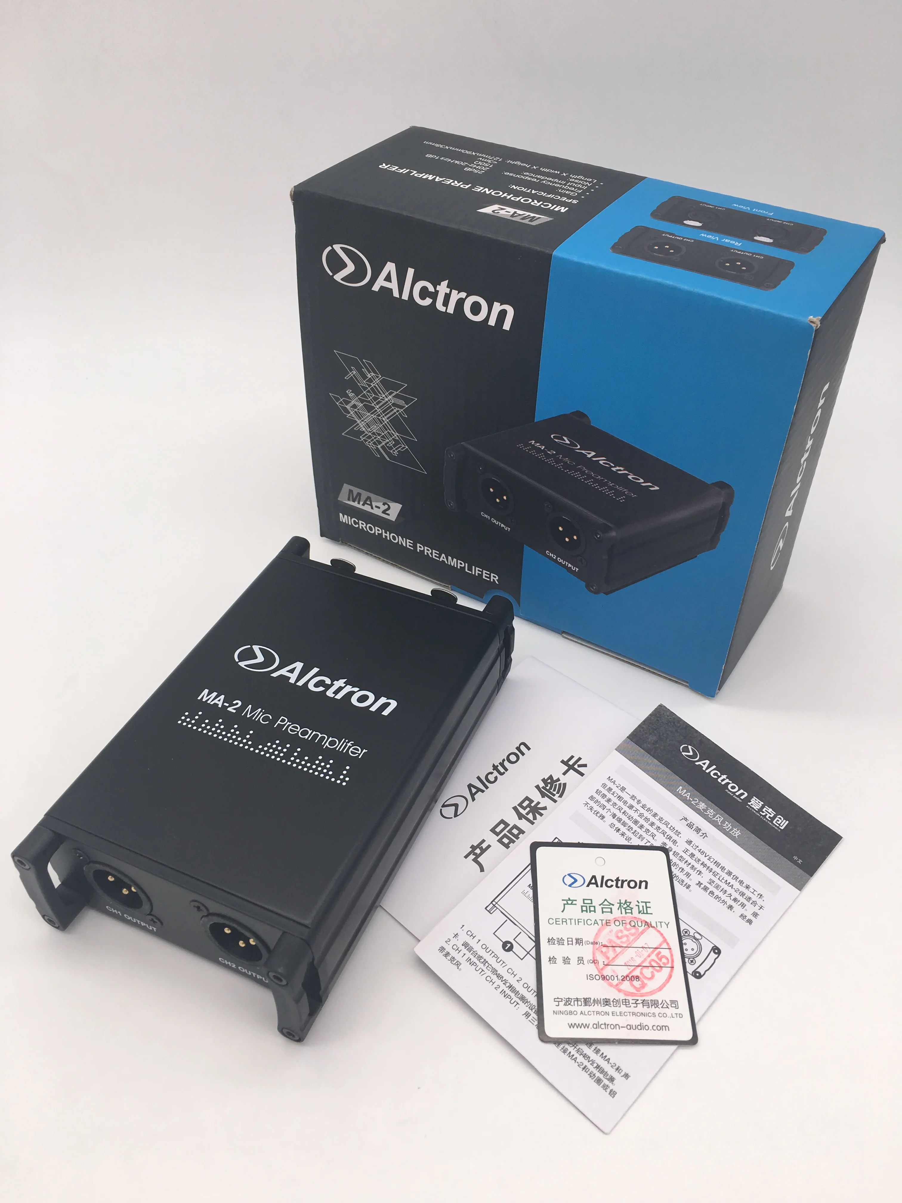 Профессиональный двухканальный микрофонный усилитель Alctron MA 2 динамический и