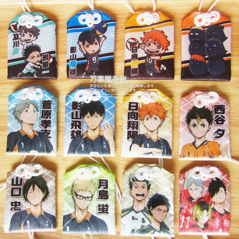 Haikyuu! Аниме Oikawa Tooru Kuroo Tetsurou Akaashi Keiji традиционный милый аксессуар на удачу