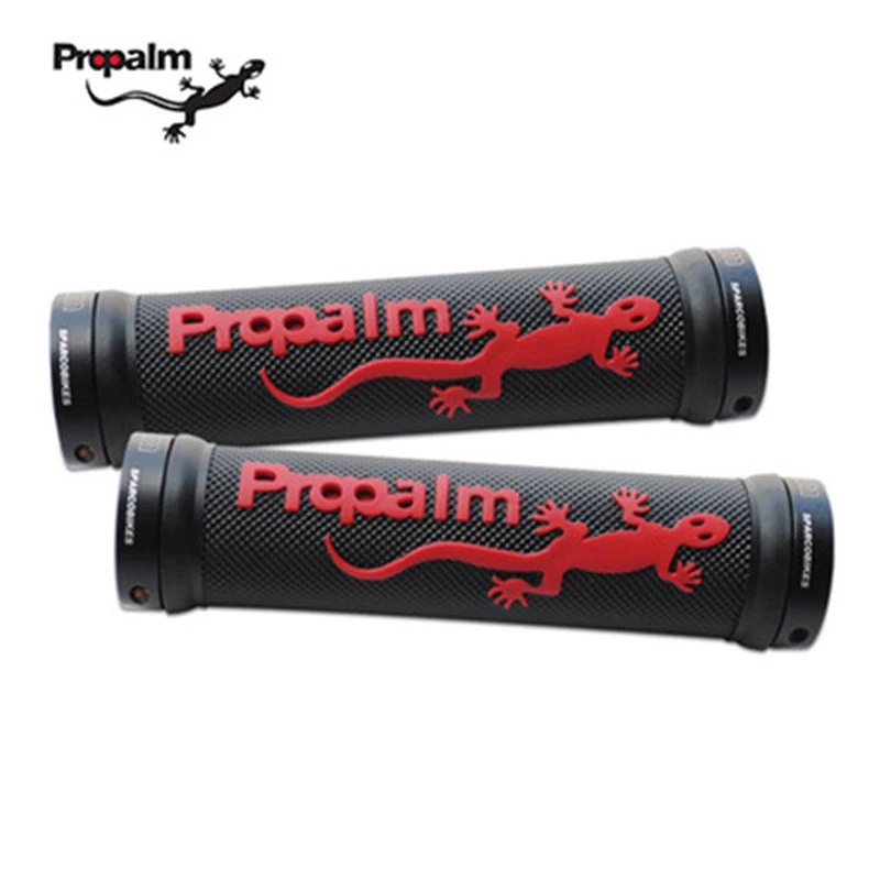 Противоударные резиновые велосипедные ручки Propalm Gecko алюминиевые наконечники
