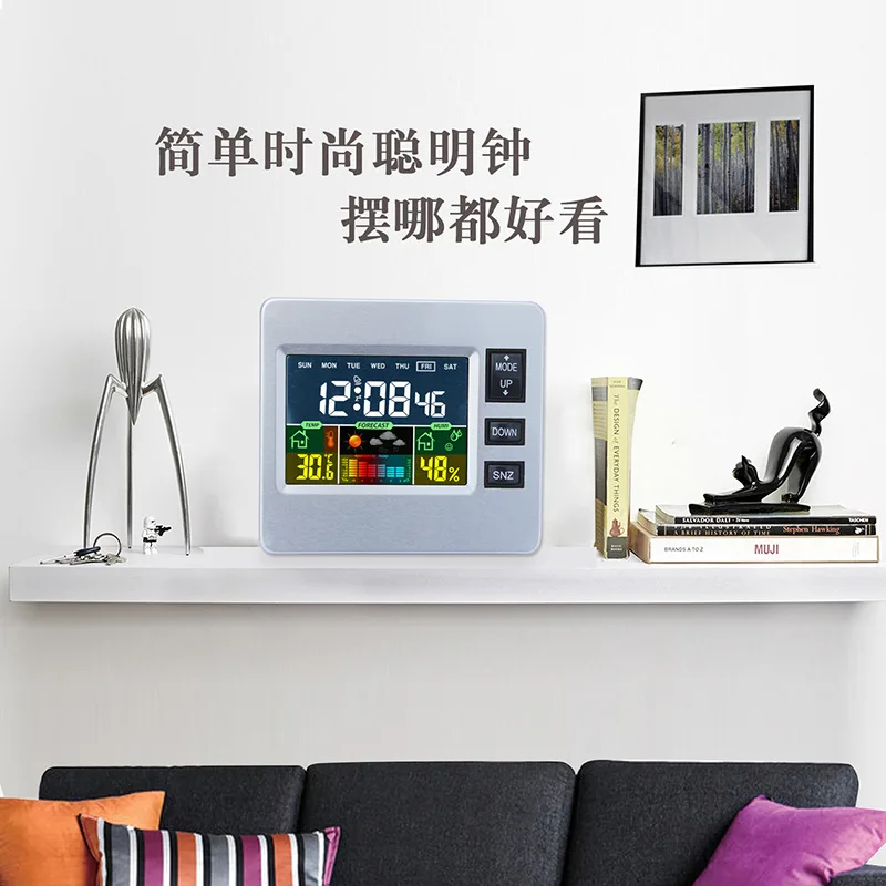 Многофункциональная цветная цифровая станция будильник термометр гигрометр