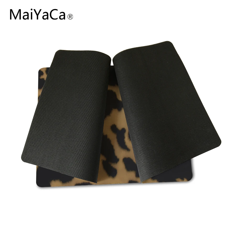 Maiyaca корова Мех животных резиновая Мышь Pad стол Коврики 18*22 см и 25*29 см