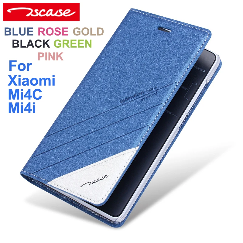 Tscase высококачественный чехол для телефона Xiaomi mi 4C кожаный откидная крышка Xiao 4i