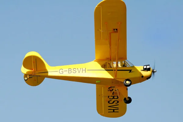 FMS модель 1400 мм/1 4 м Piper J3 Cub PNP тренажер для начинающих самолет Масштаб RC