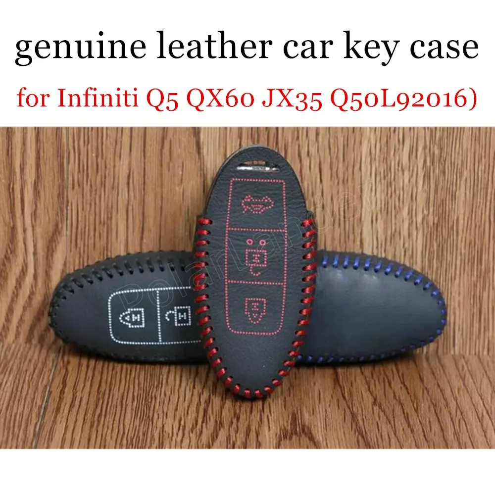 

Только красная лампа, подходит для Infiniti Q5 QX60 JX35 Q50L92016) Q50(2014) QX6 QX70(2015), кожаный чехол для автомобильных ключей с ручным шитьем
