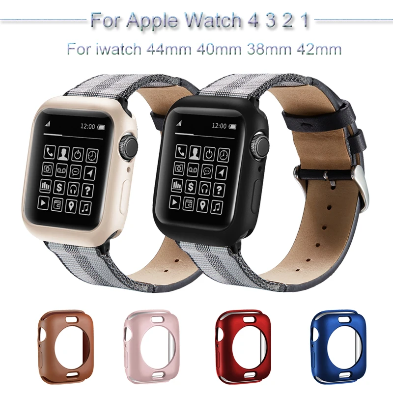 Чехол из ТПУ для Apple Watch защитный чехол iwatch серии 3 2 1 38 мм 42 | Наручные часы