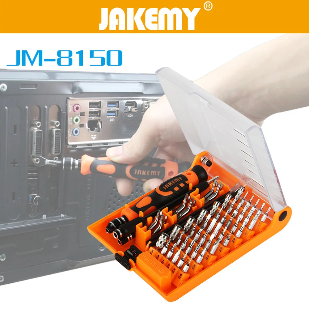 

JAKEMY JM-8150 Laptop Screwdriver Set Professional Repair Hand Tools Kits for Mobile Phone Computer Electronic Model DIY Repair