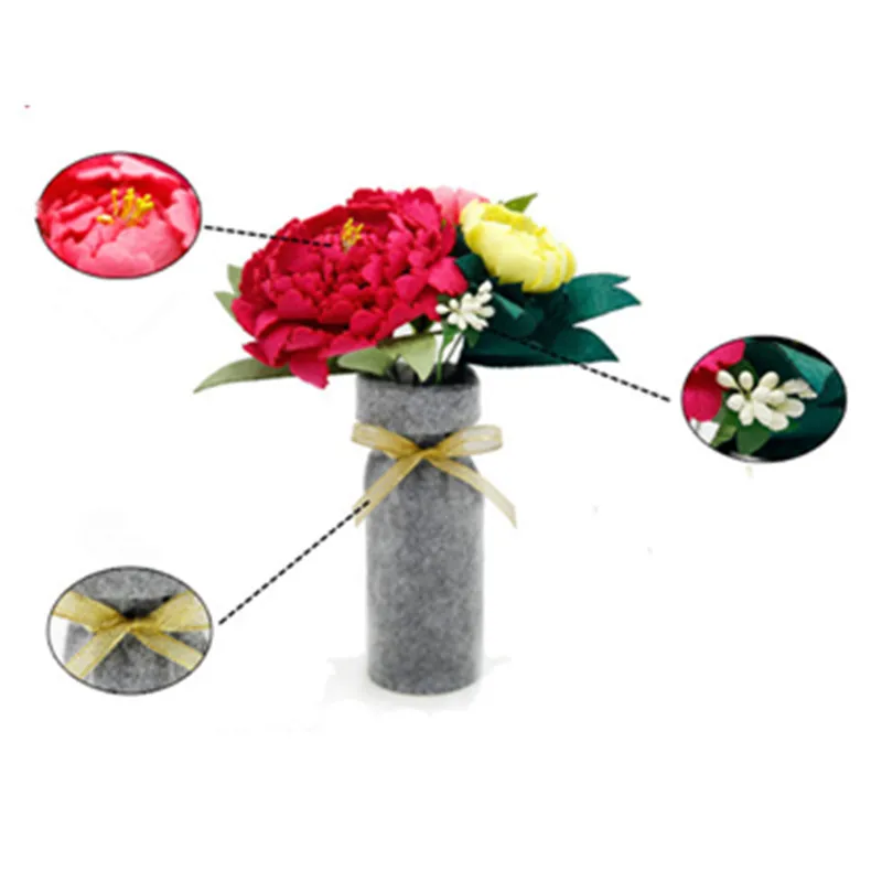 Ручной работы войлочные цветы День матери подарок подруге Войлочная игрушка