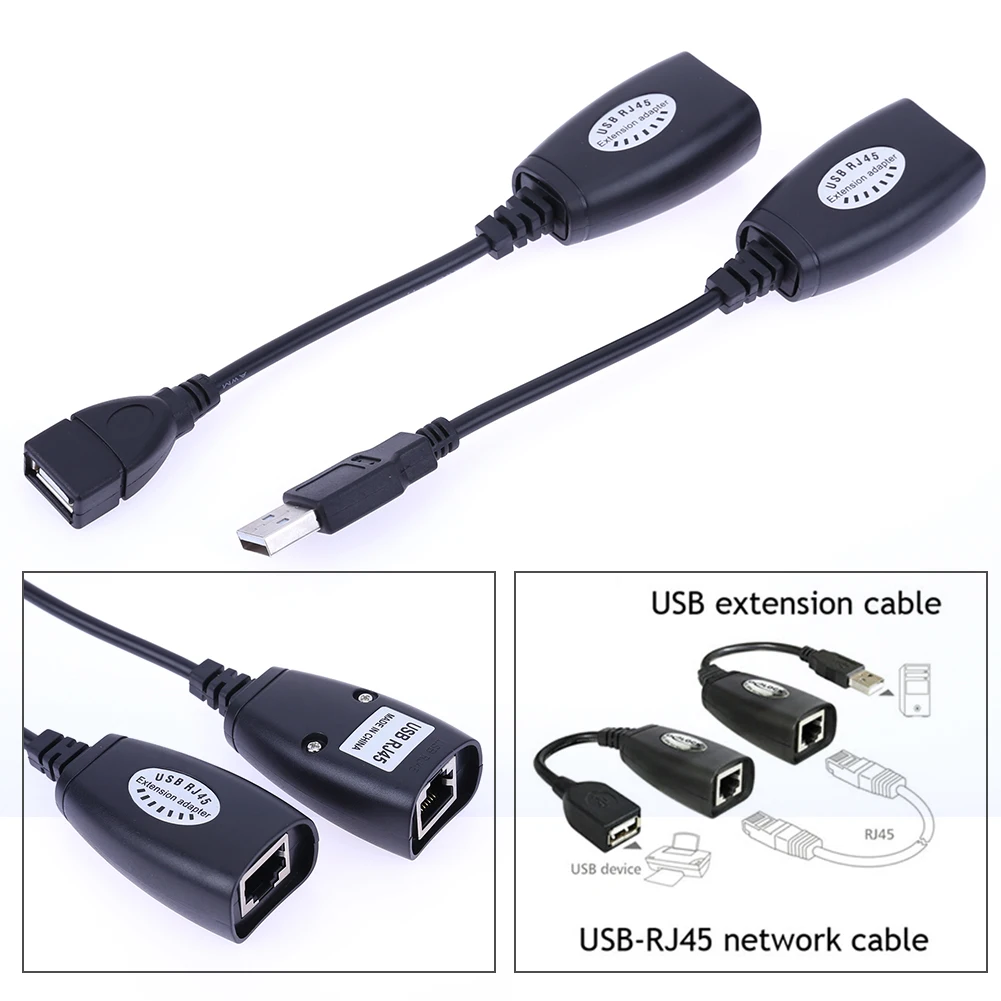 USB к RJ45 мужской/женский удлинитель 2 0 Расширение Ethernet Сетевой адаптер для Cat5/RJ45/Cat6