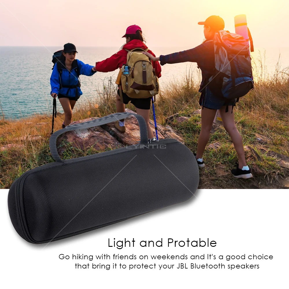 

New Shockproof Pouch Case for JBL Charge 3 Charge3 Bluetooth Speaker Travel Protective Cover Pouch Case Extra Space Plug&Cables