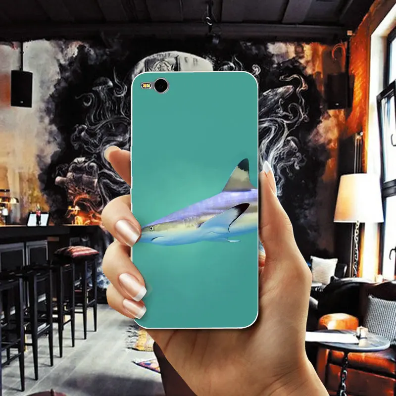 Soft TPU Cell Phone Cases Seashell Sea for HTC One M7 M8 M9 M10 E9 Plus U11 A9 Desire 530 630 626 628 816 820 Ocean Fish Sharks |
