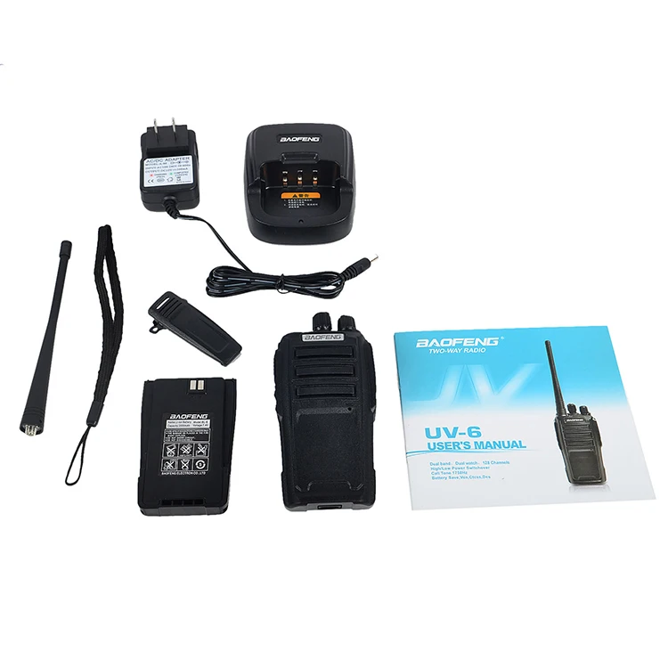 Двухдиапазонная рация Vhf Uhf 400 470 МГц и 136 174 МГц|baofeng uv6|vhf uhfuhf 400-470mhz |