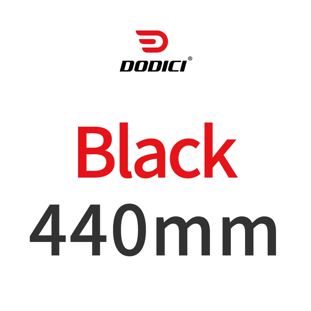 Black 440mm DODICI из углеродного волокна, шоссейный руль глянцевый красный черный, белый цвет из углеродного волокна, шоссейный руль 31,8*400/420/440 мм Велоспорт велосипед Запчасти - Цвет: Black 440mm