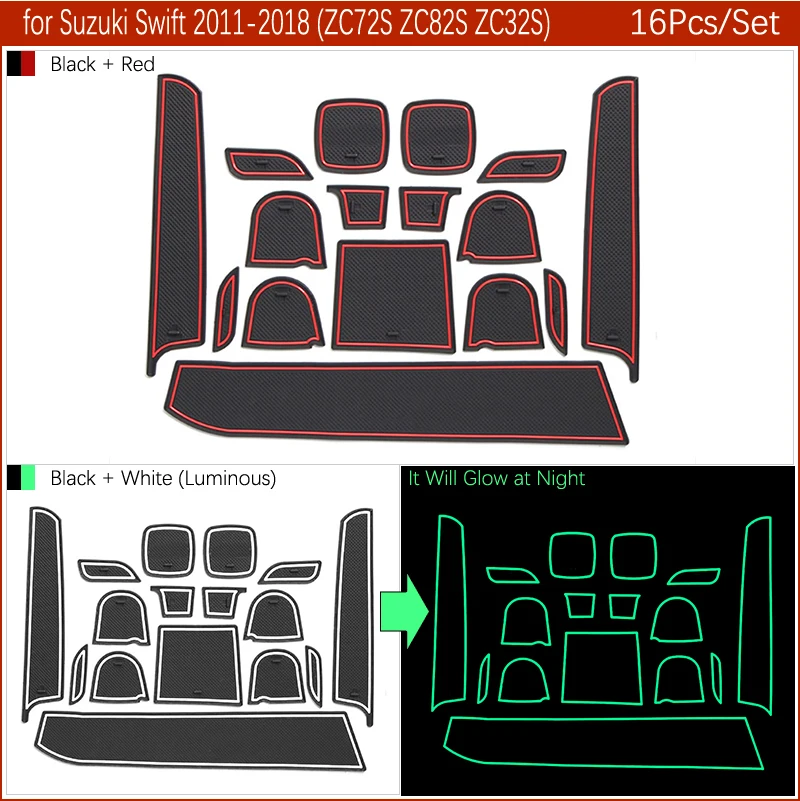 Противоскользящий коврик для ворот телефона коврики Suzuki Swift 2011 ~ 2017 аксессуары