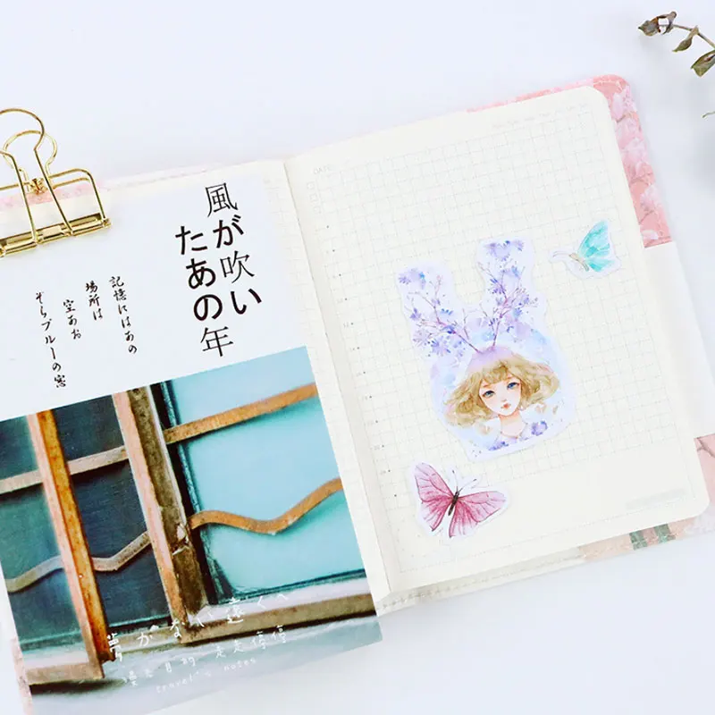 20 шт./пакет Классическая платье для девочек в китайском стиле бумажные наклейки