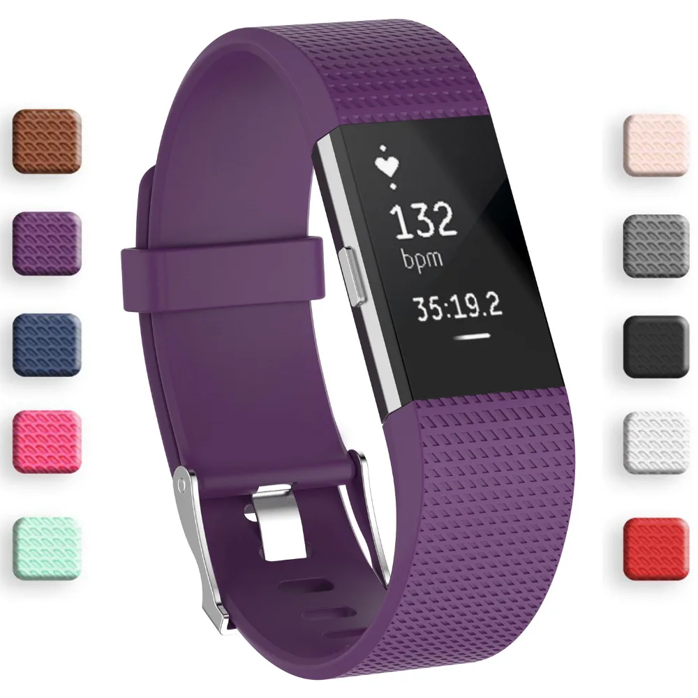 Для Fitbit заряд 2 лучший силиконовый ремешок для fitbit charge2 группа смарт Браслет