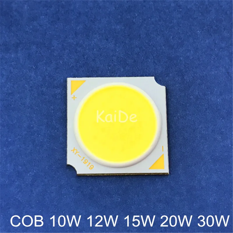 5 шт. высокое качество 10w12w15w20w30w COB Светодиодная лампа Epistar модуль источника света