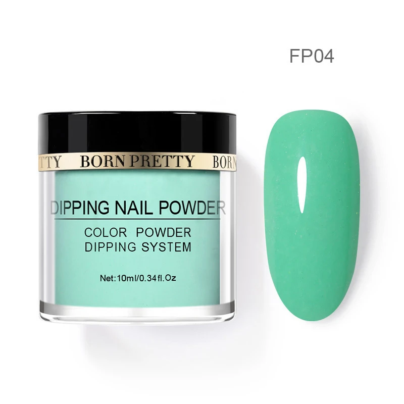BP-FP04 BORN PRETT Dipping Nail Powder 10ml Dip Pigment Dust Fluorescence Natural Dry Nail Art Decoration Neon Nail Glitter Power - Цвет: BP-FP04
