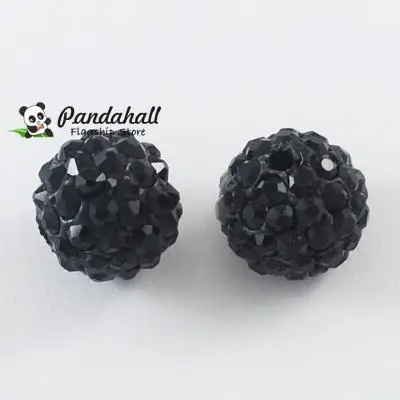 Бусины для стразы из полимерной глины Круглые 10 мм отверстие 1 5 шт. | Украшения и