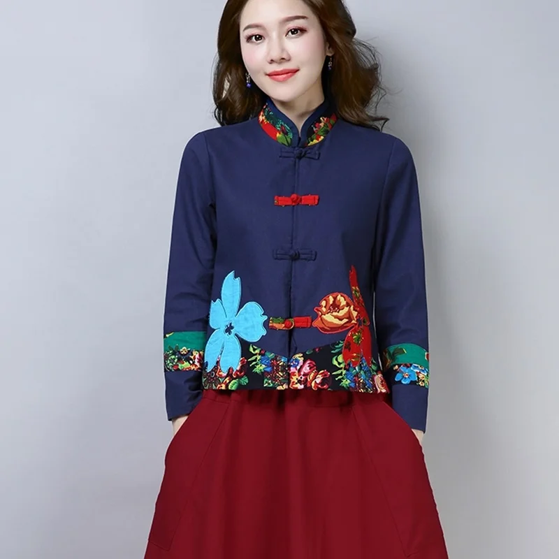 

Winter autumn jacket for woman 2019 Chinese trending styles female ladies elegant clothing kimono jacket women 2019 AA4232